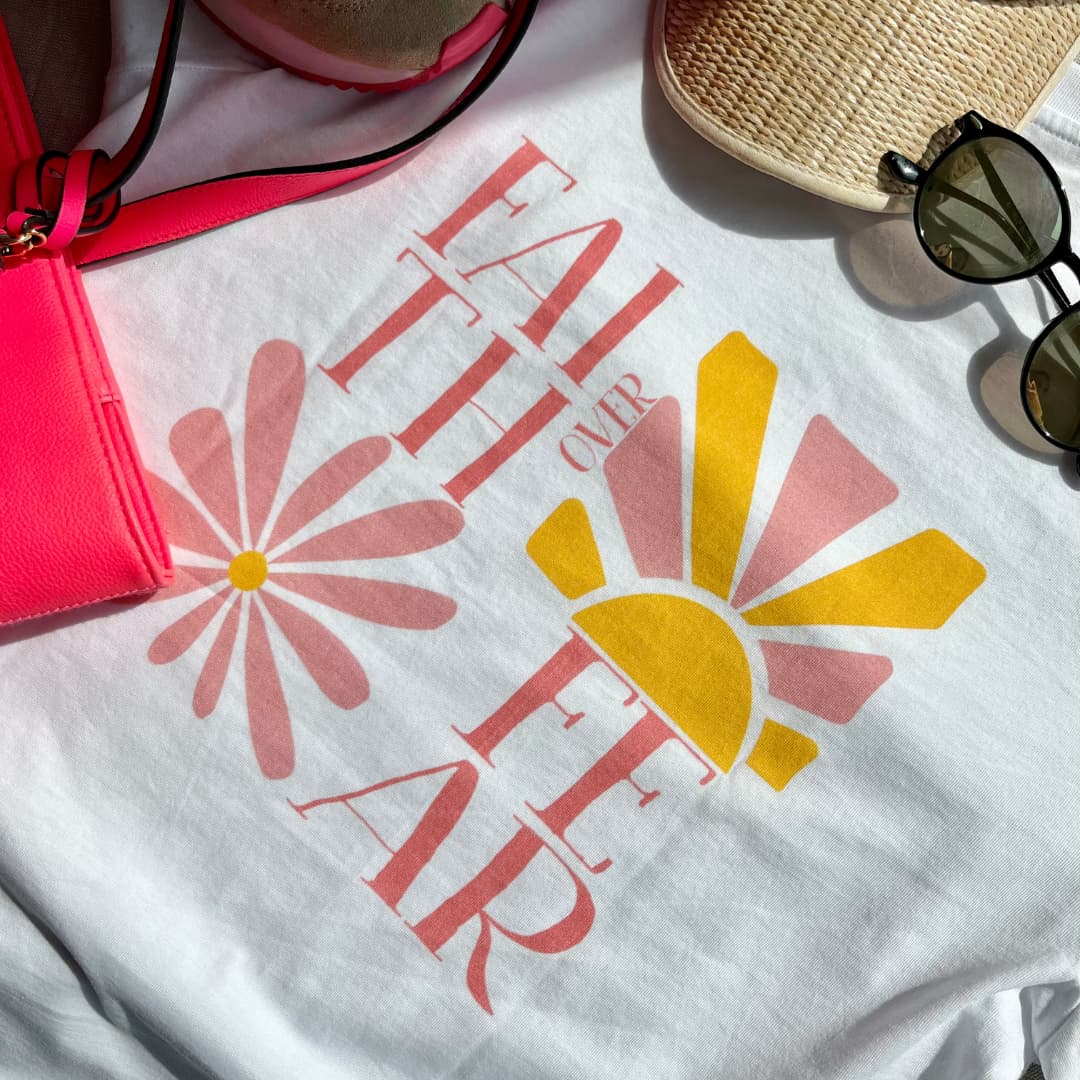 Tshirt Faith over fear | Wit